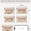 Estuche joyas viaje con bolsas terciopelo transparente