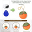 Funda llavero cuero para AirTag rastreador GPS