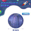 3 Pzas Linternas Papel Galaxia Constelación 30cm Decoración Fiesta