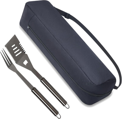 2 bolsas almacenamiento herramientas parrilla tela oxford plegable