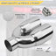 Tubo escape 2.5pulg adaptador doble pared 3.5pulg 9.5pulg