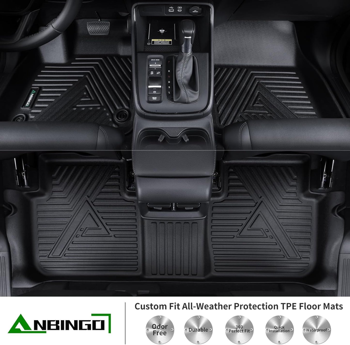 Tapete piso automóvil protector TPE clima todo tipo