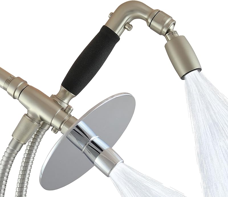 Sierra Combo 4 vías metal sin plomo cabezal ducha fijo