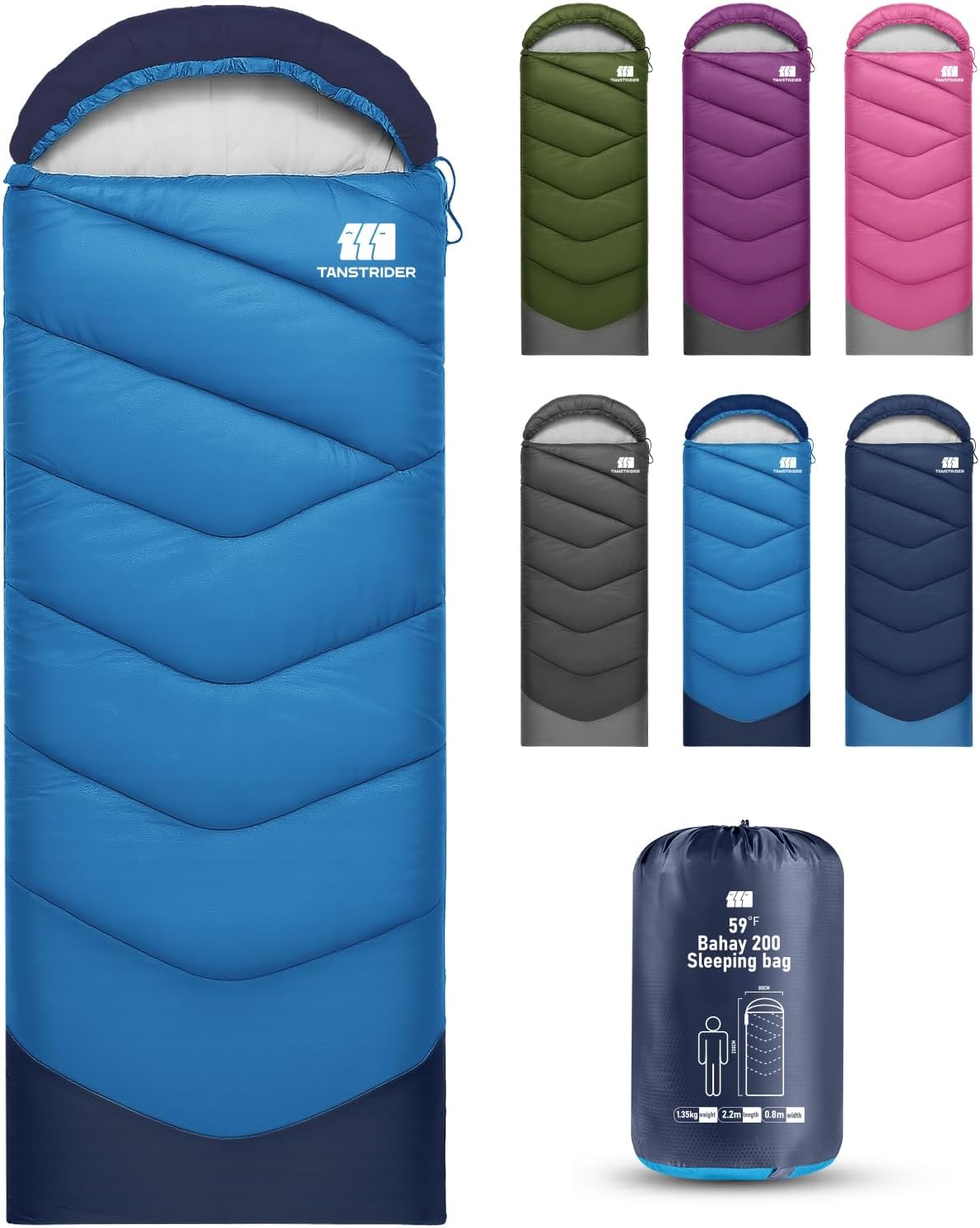 Saco dormir adultos camping ligero impermeable