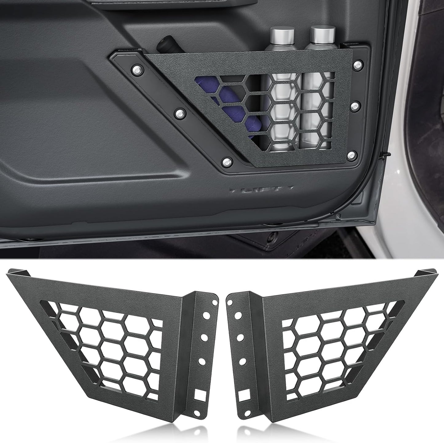Caja bolsillos puerta Ford Bronco organiz. lateral 2uds