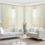 Barras cortina ajustable 20-82" 3/4" con tapa