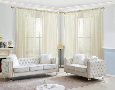 Barras cortina ajustable 20-82" 3/4" con tapa