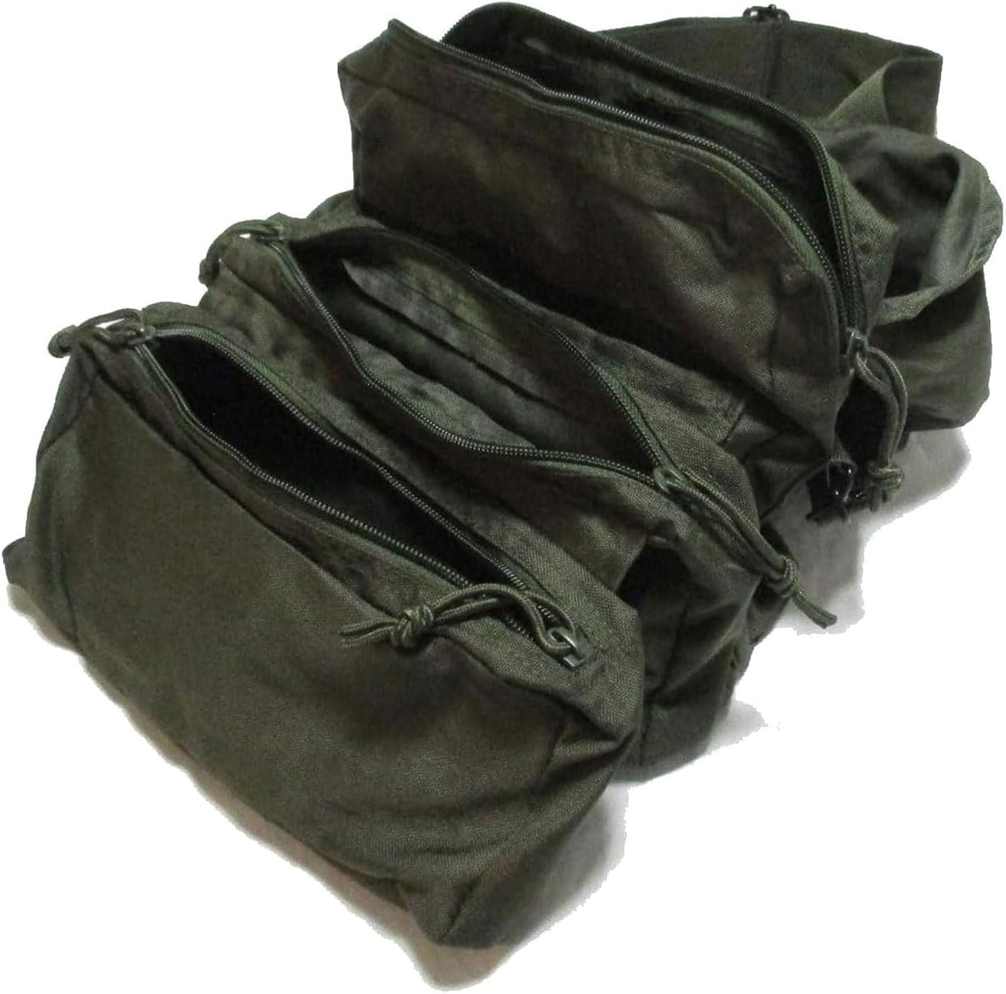 Bolsa táctica unisex acampar correa ajustable verde oliva