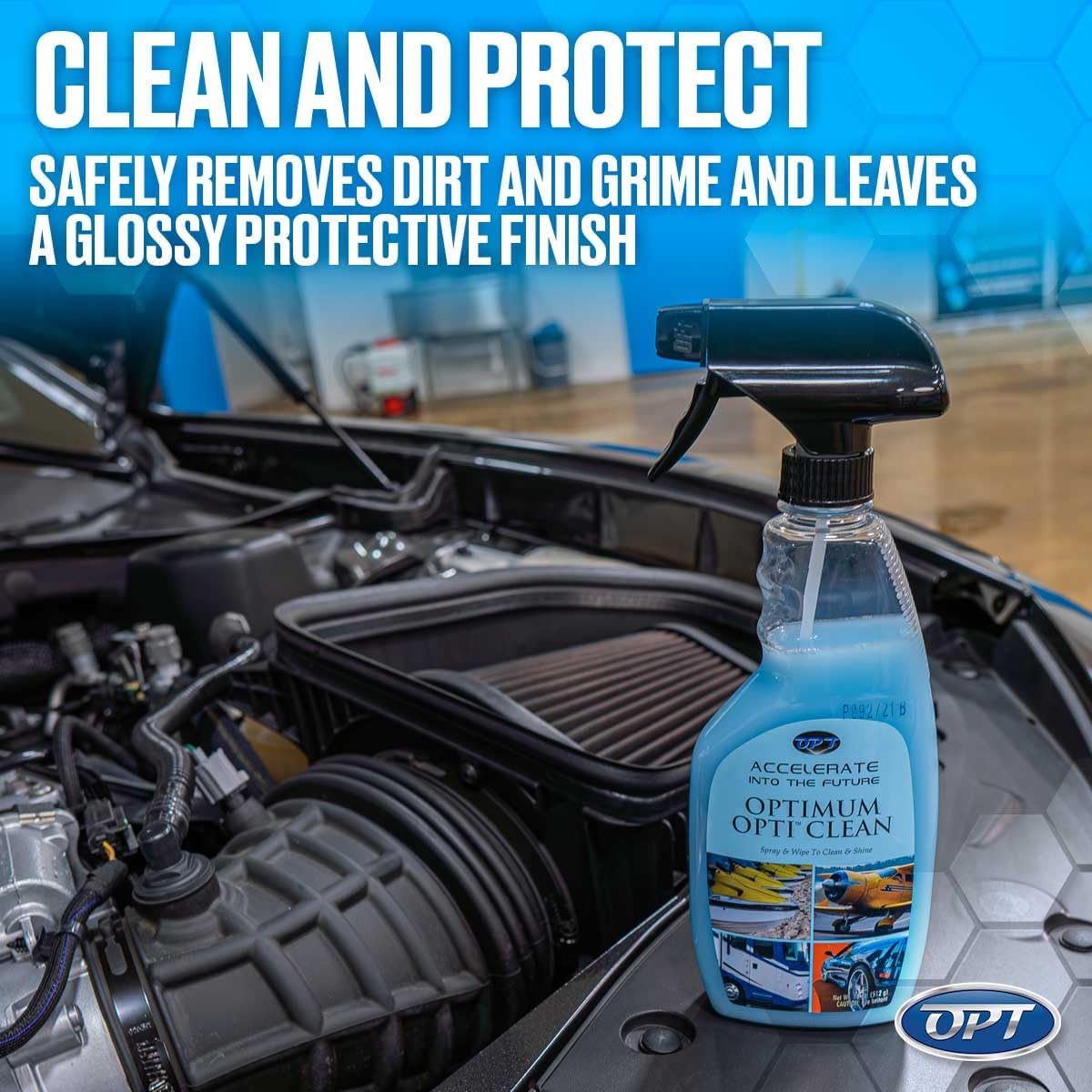 Spray limpiador auto sin agua 17oz con protección polimérica