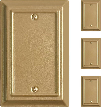 Cubiertas metal tomacorrientes placas pared interruptor decorativas