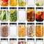 20 Pzas Tarros Plástico Negro 16oz con Tapas