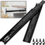 Diapositivas cajón rodamientos bolas 22" negro 100LB