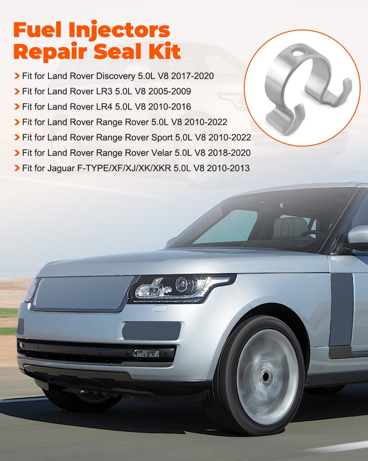 Kit sellos inyector para Land Rover Jaguar