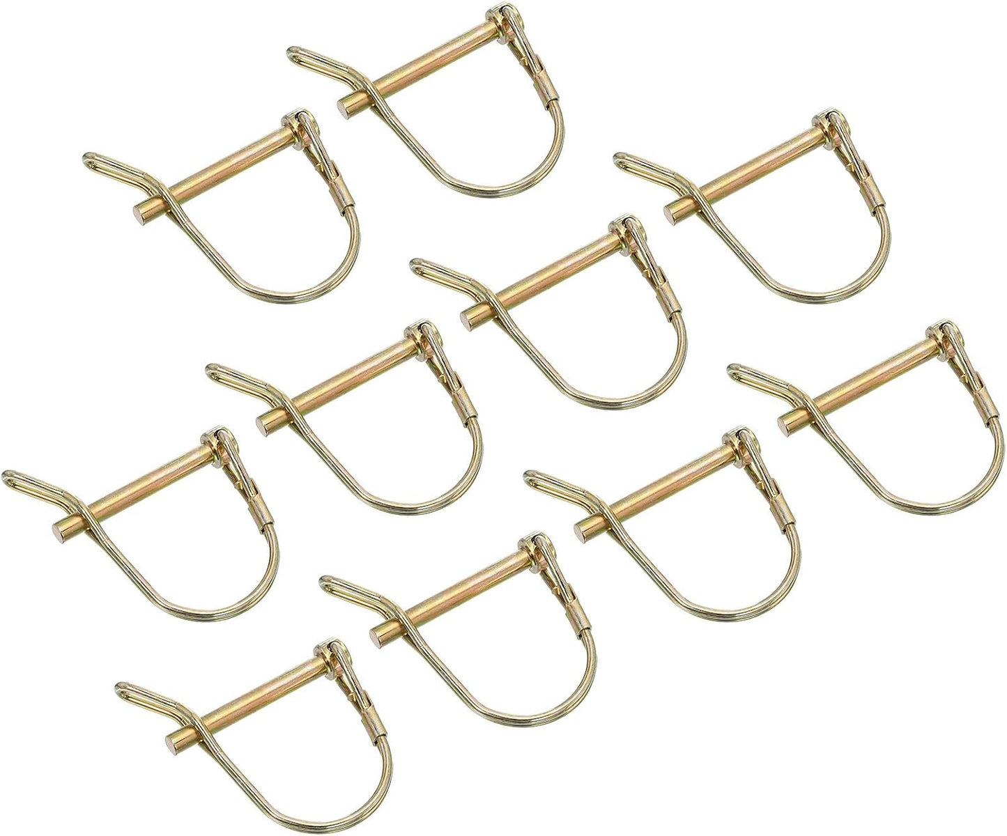 10 Pzas Pin Bloqueo Eje 3/16x1-5/8 Dorado para Barco Kayak