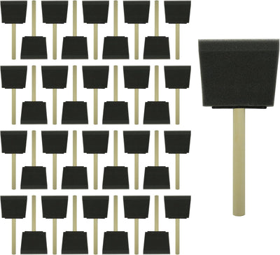 Cepillos espuma polietileno 3pulg 36pzas para pintar