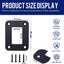 Panel interruptor basculante 12V/24V aluminio impermeable