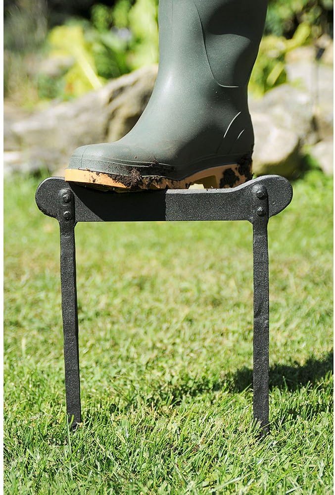Rascador botas metal exterior 17pulg color negro