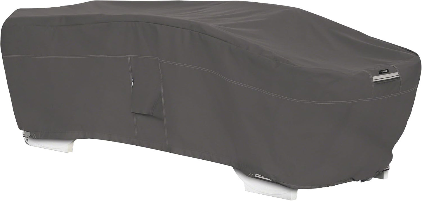 Funda tumbona apilable resistente agua 75x27x20pulg exterior