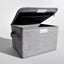 2 Cajas Almacenamiento Plegables Tela Lino Con Tapa
