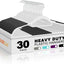 Perchas plástico antideslizantes 30pzas color blanco