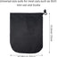 Cubierta espejo retrovisor universal 4 pzas color negro