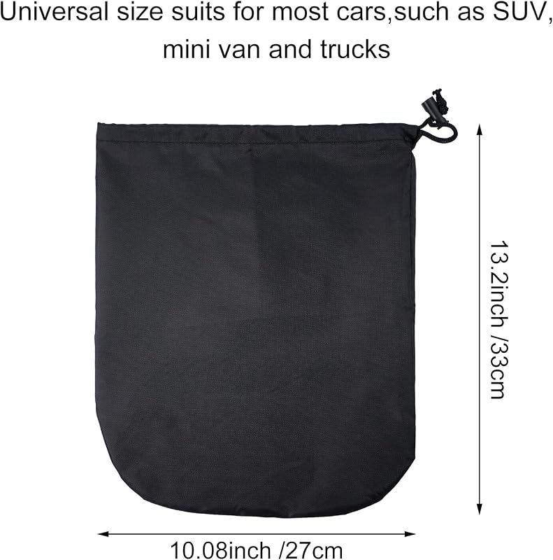 Cubierta espejo retrovisor universal 4 pzas color negro