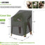 Funda apilable silla patio 600D impermeable UV 35