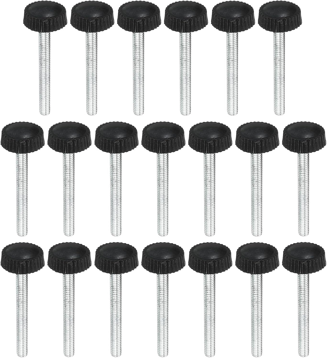 Tornillos M4x35mm pack 20 color negro