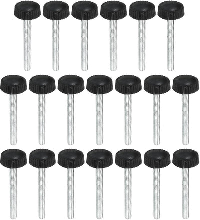Tornillos M4x35mm pack 20 color negro