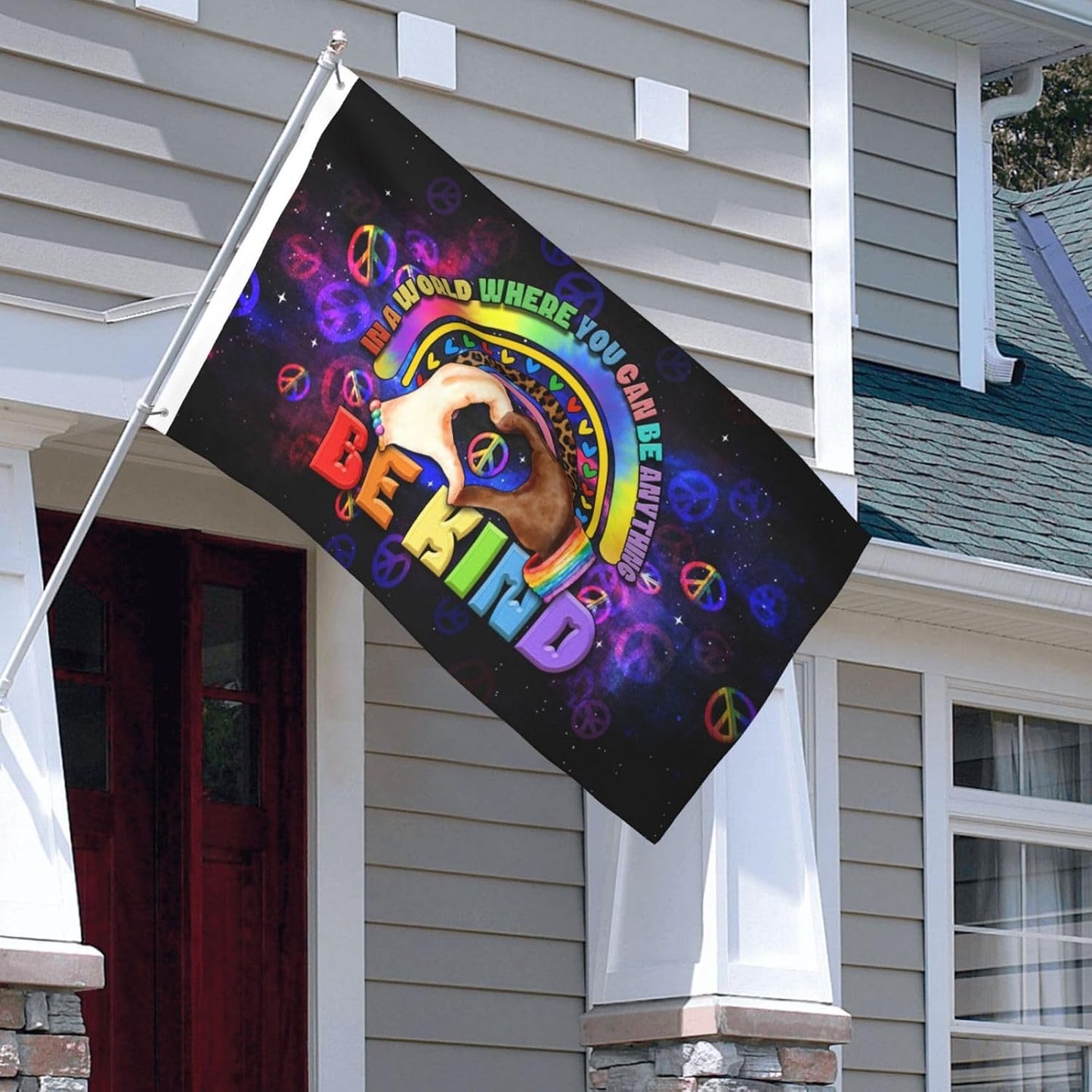 Bandera Be Kind 3x5ft In A World Where You Can Be Anything