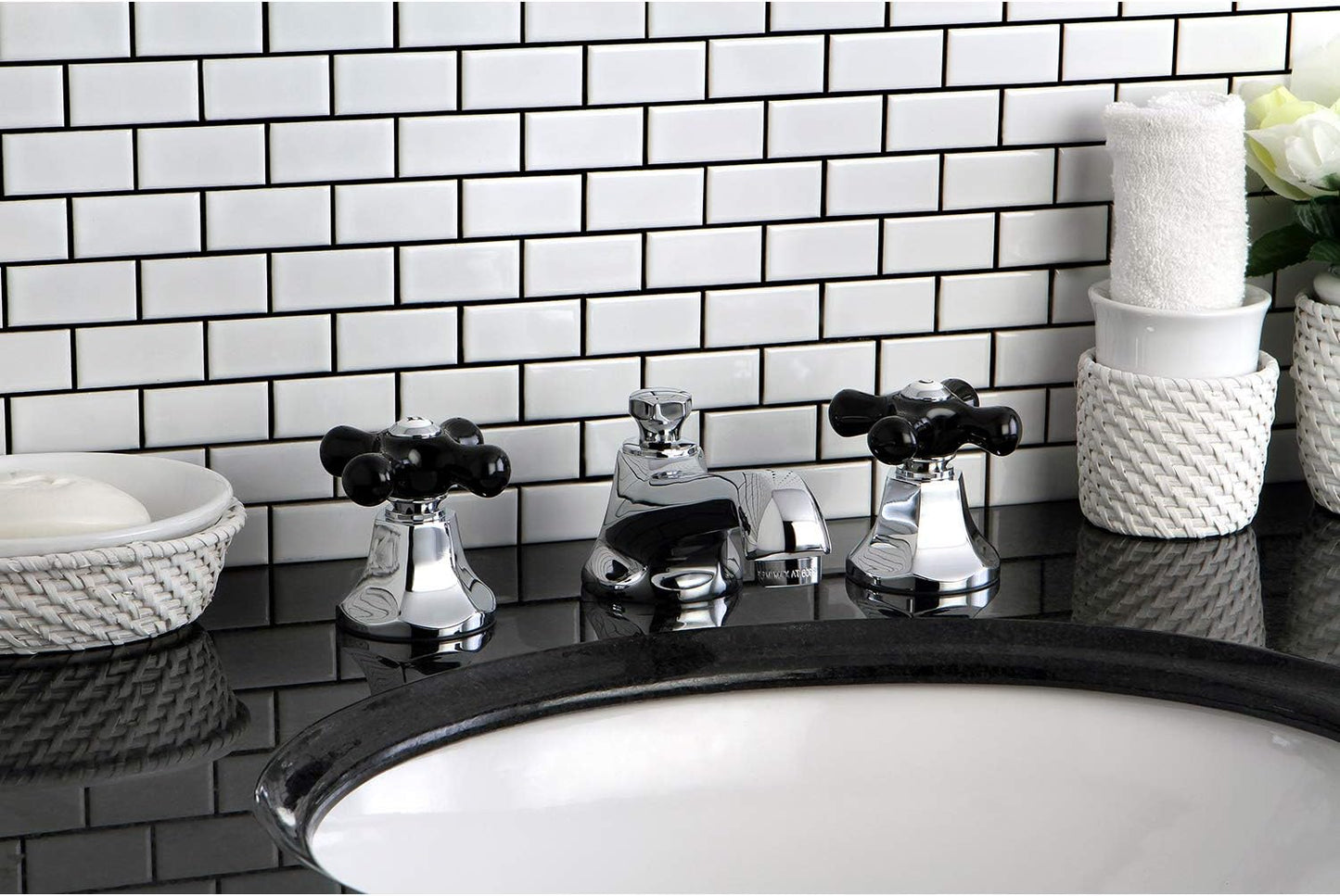 Grifo baño extendido cromo pulido 5.5x2.88x2.38
