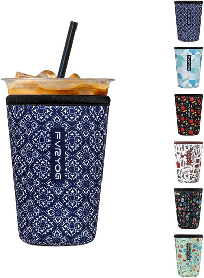 Fundas neopreno aislantes para café helado y caliente