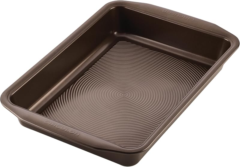 Bandeja antiadherente para hornear 9x13pulg marrón