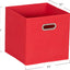 Cubos tela asa rojo set 6