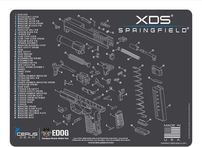 Alfombrilla limpieza comp Springfield XDs 0.118"