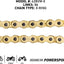 Cadena anillo X 428 oro 86 eslabones con maestro