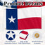 Bandera Texas 3x5ft tela poliéster estrella bordada