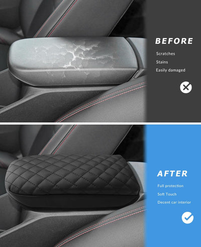 Funda consola Chevy Trax 2024-2026 cojín cuero reposabrazos