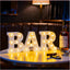 Letrero bar luces led colgables batería para pub cafetería