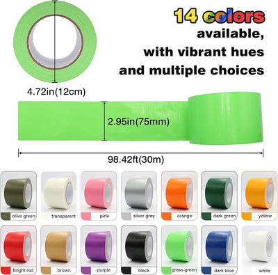 Cinta adhesiva roja 3pulg x33yd 8.5mil impermeable