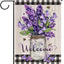 Bandera jardín flores primavera verano doble cara decoración patio