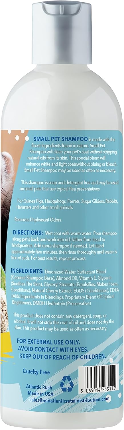 Champú sin fragancia para mascotas pequeñas 8oz