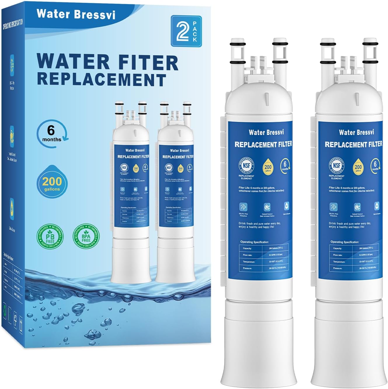 Filtro agua comp Frigidaire Electrolux PureAdvantage 2uds