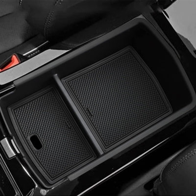 Bandeja organizadora consola VW ID. Reposabrazos almacenamiento