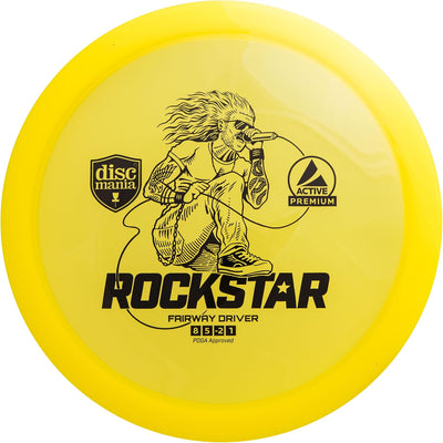Disco golf Active Premium Fairway Driver color amarillo