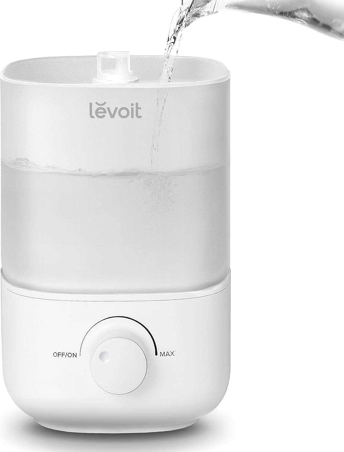 Humidificador llenado superior 2.5L silencioso 28dB para dormitorio