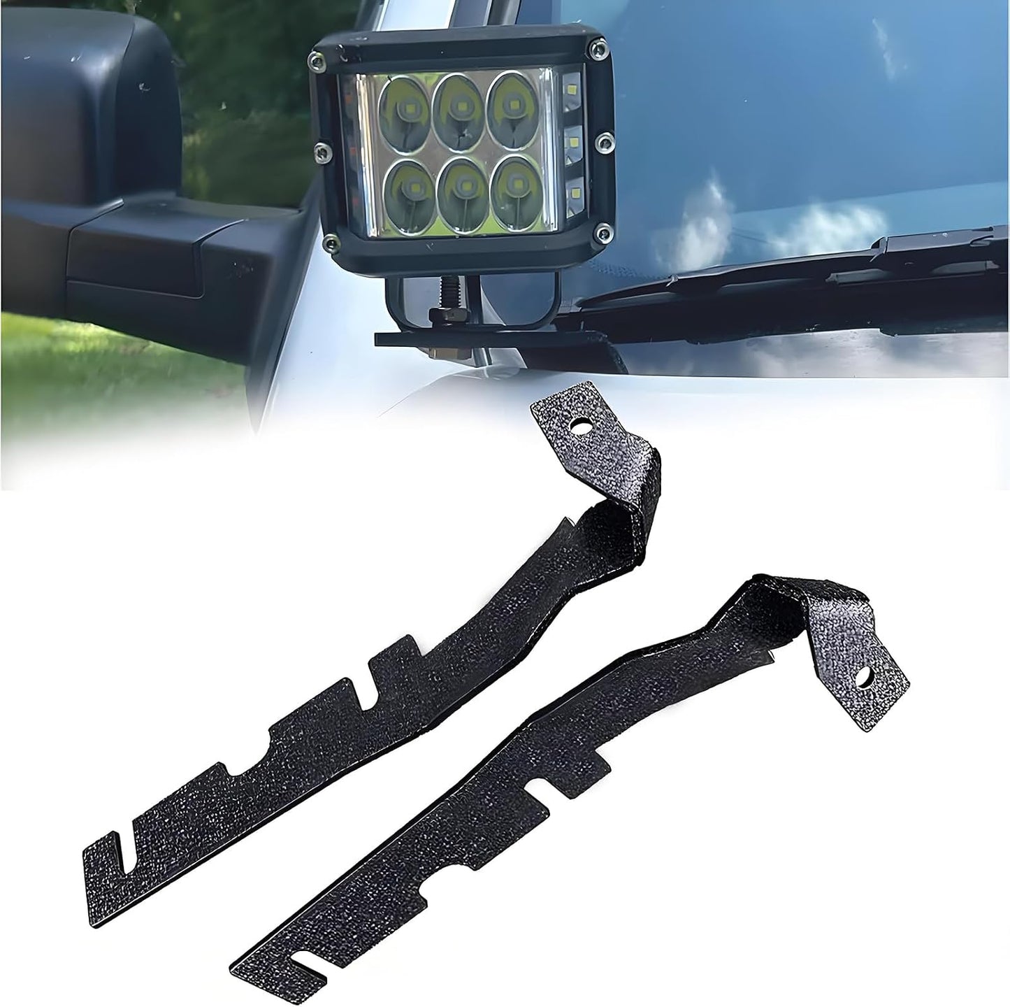 Bisagras Mount Hood para Soportes Luces Ditch Dodge RAM2018