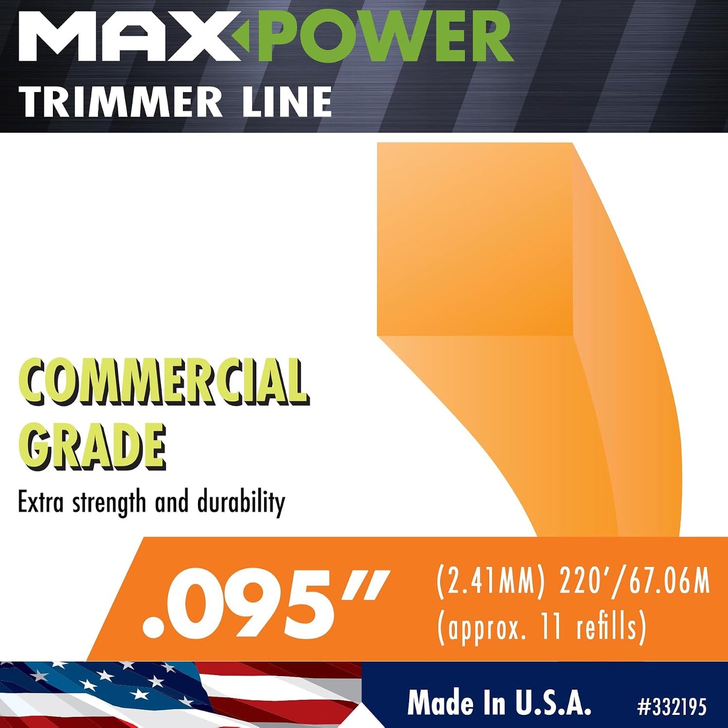 Recortadora grado comercial 0.095" x 220ft