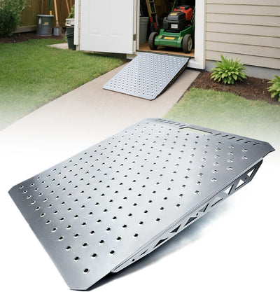 Rampa cobertizo resistente para cortacéspedes bicicleta