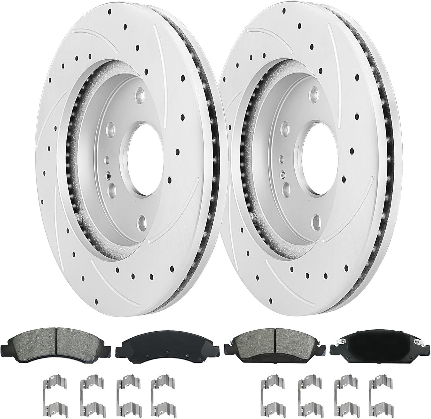 Frenos delanteros perforados Chevy Silverado 14-18